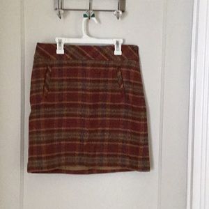 Talbots plaid skirt